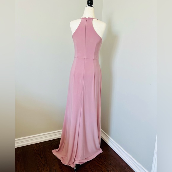 CELEBRATE DB STUDIO jersey a-line bridesmaid dress with knot detail. EUC - Picture 6 of 9